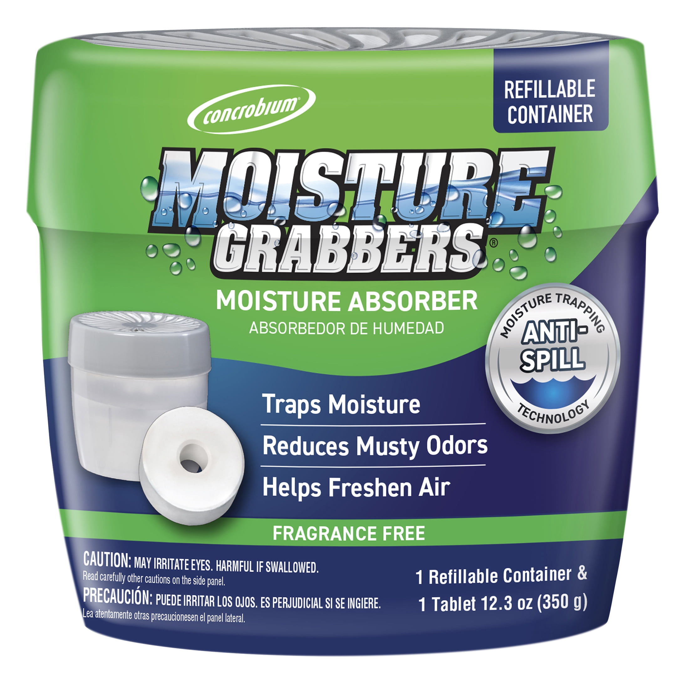 Concrobium Moisture Grabber Container-378490, 12.3 oz Tablet Concrobium Moisture Grabber Container-378490, 12.3 oz Tablet