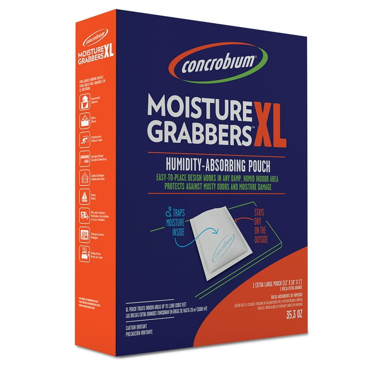 Concrobium Moisture Grabbers XL Humidity Absorbing Pouch for Large