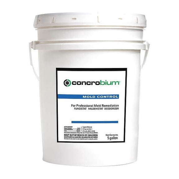 Concrobium Mold Control, 5 gal. Pail, Unscented, Clear 625005