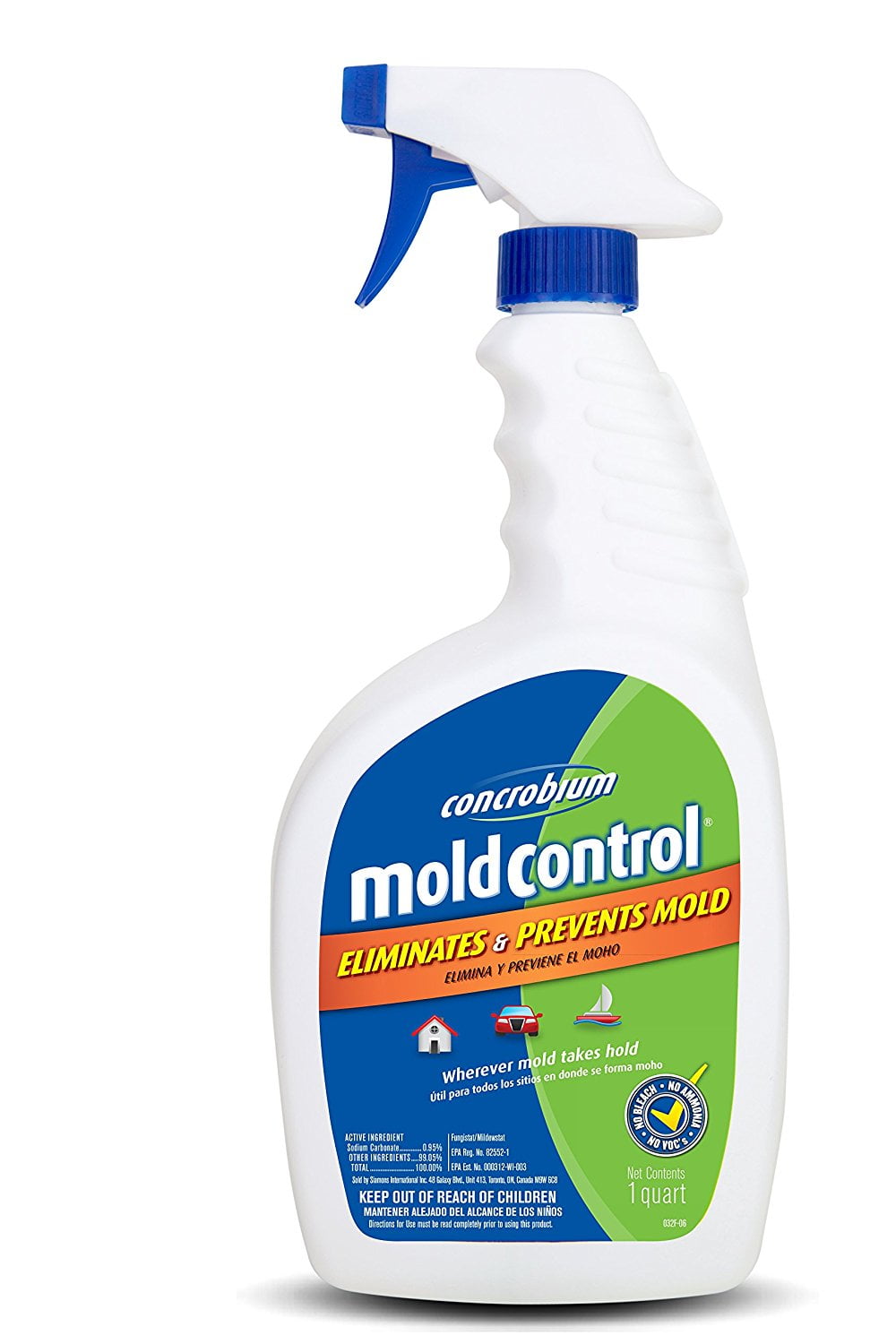 Concrobium Mold Control Multi-Purpose Mold & Mildew Cleaner, Liquid Spray, 32 oz