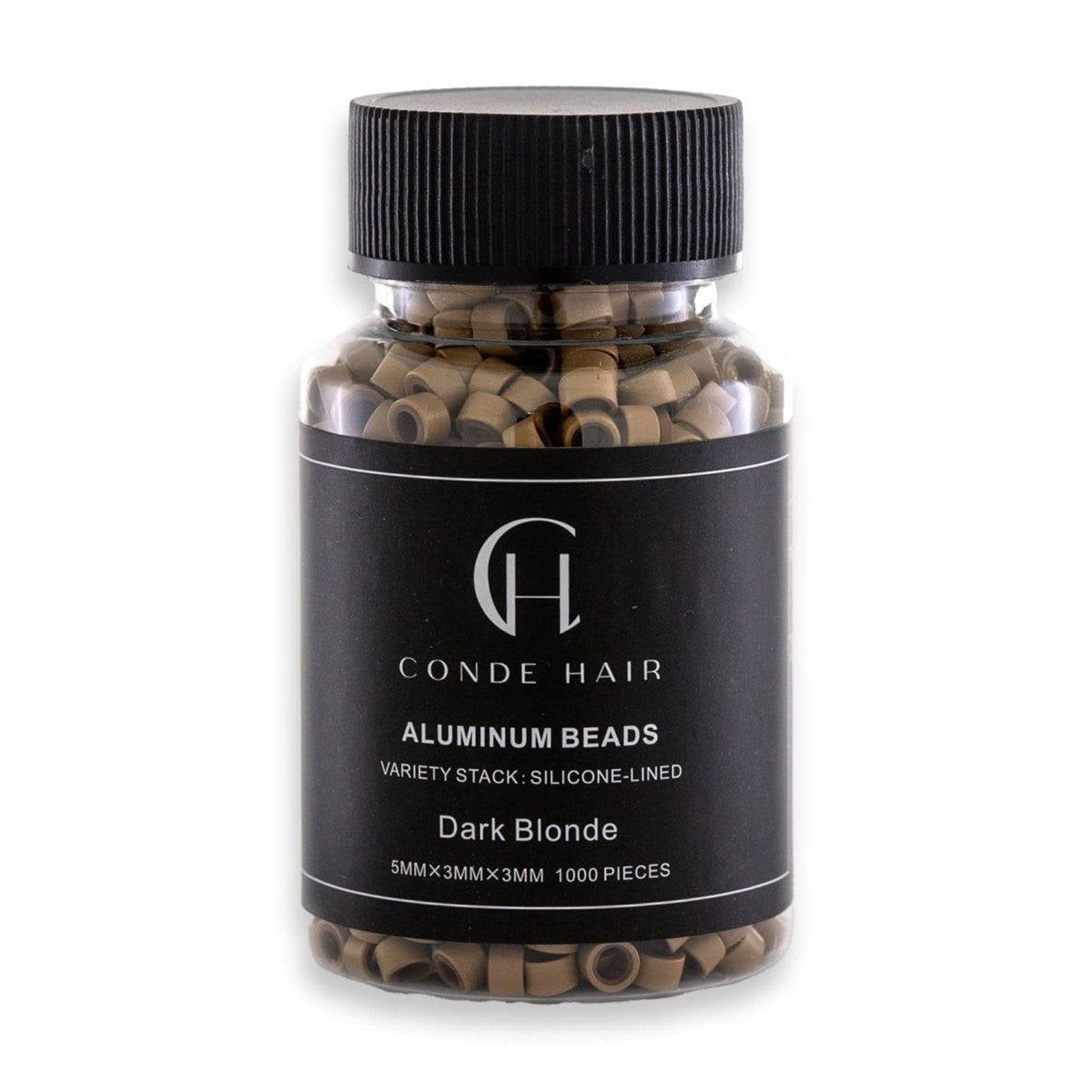 Conde Hair Aluminum Beads Silicon Lined