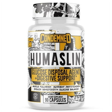 Condemned Labz HumaSLIN, Intensify Pumps & Combat Fat Storage (60 Capsules)