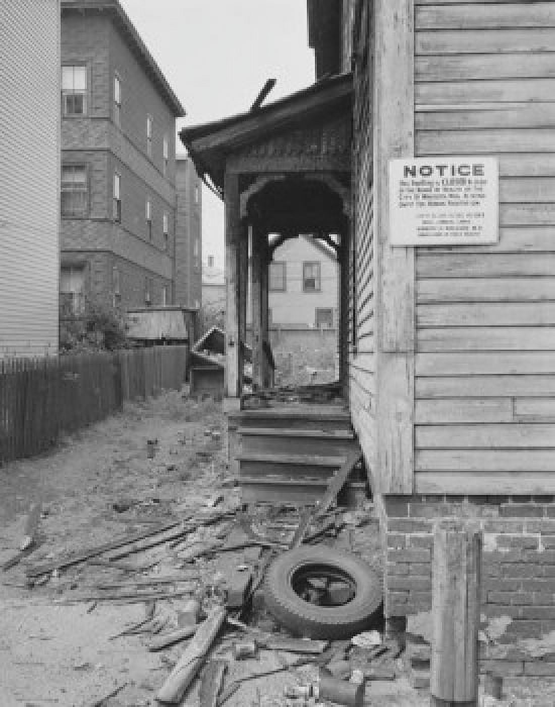 Condemned house Canvas Art -  (24 x 36)