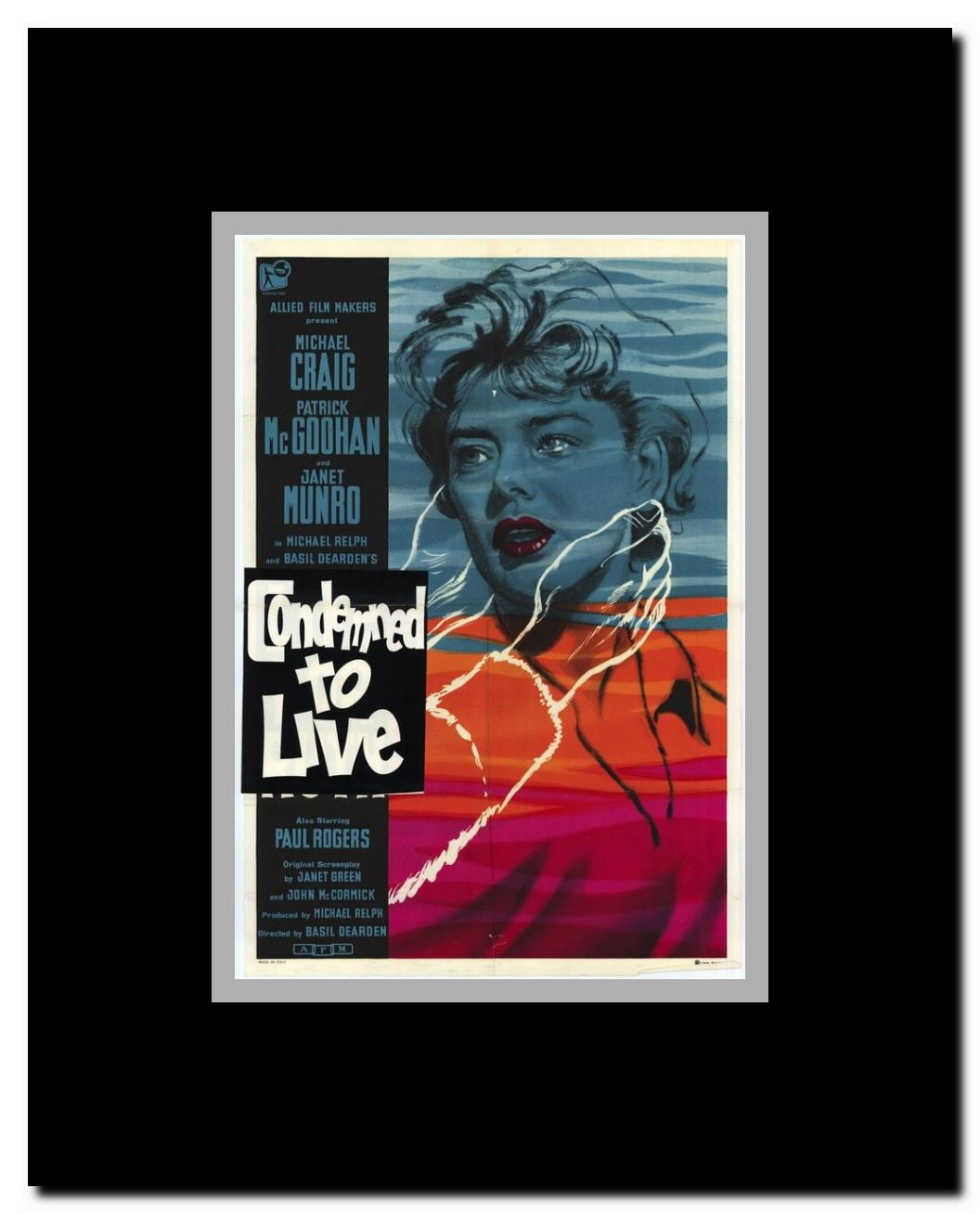 Condemned to Life Framed Movie Poster
