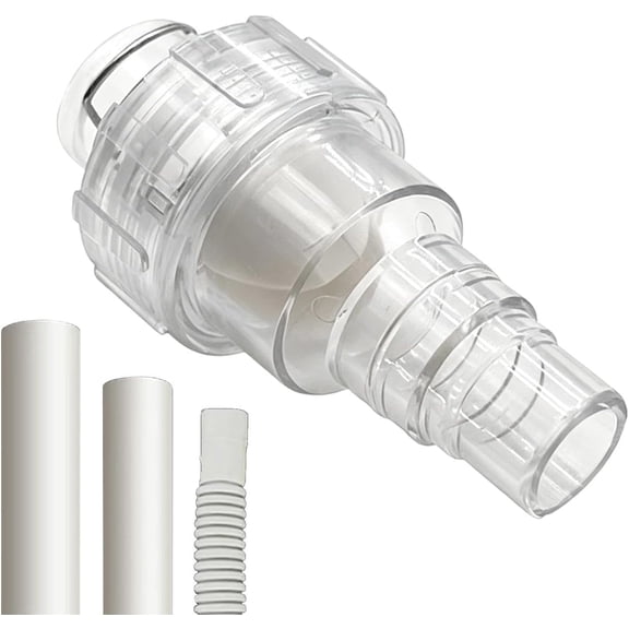 Condensate Drain Check Valve, PVC Odor-Proof Backflow Preventer for Home Drains
