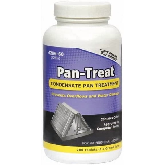 Condensate Pan Treatment, 200 Tab, White