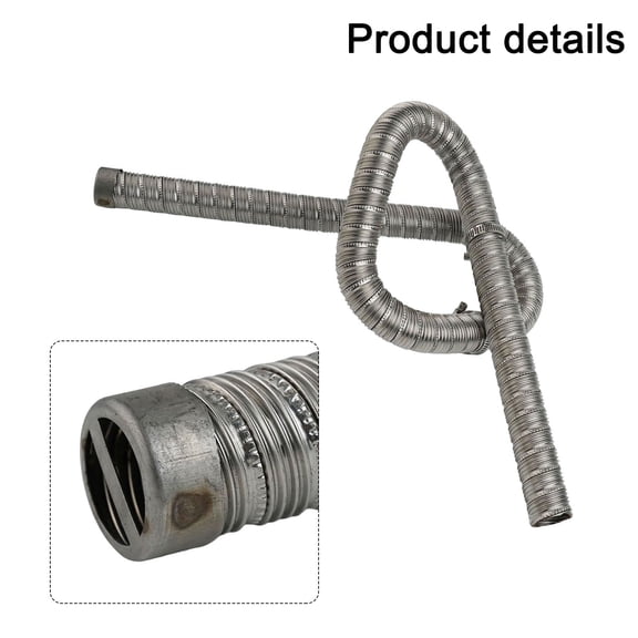 Condensation Resistant Double Wall Diesel Heater Exhaust Pipe 24Mm X 60Cm