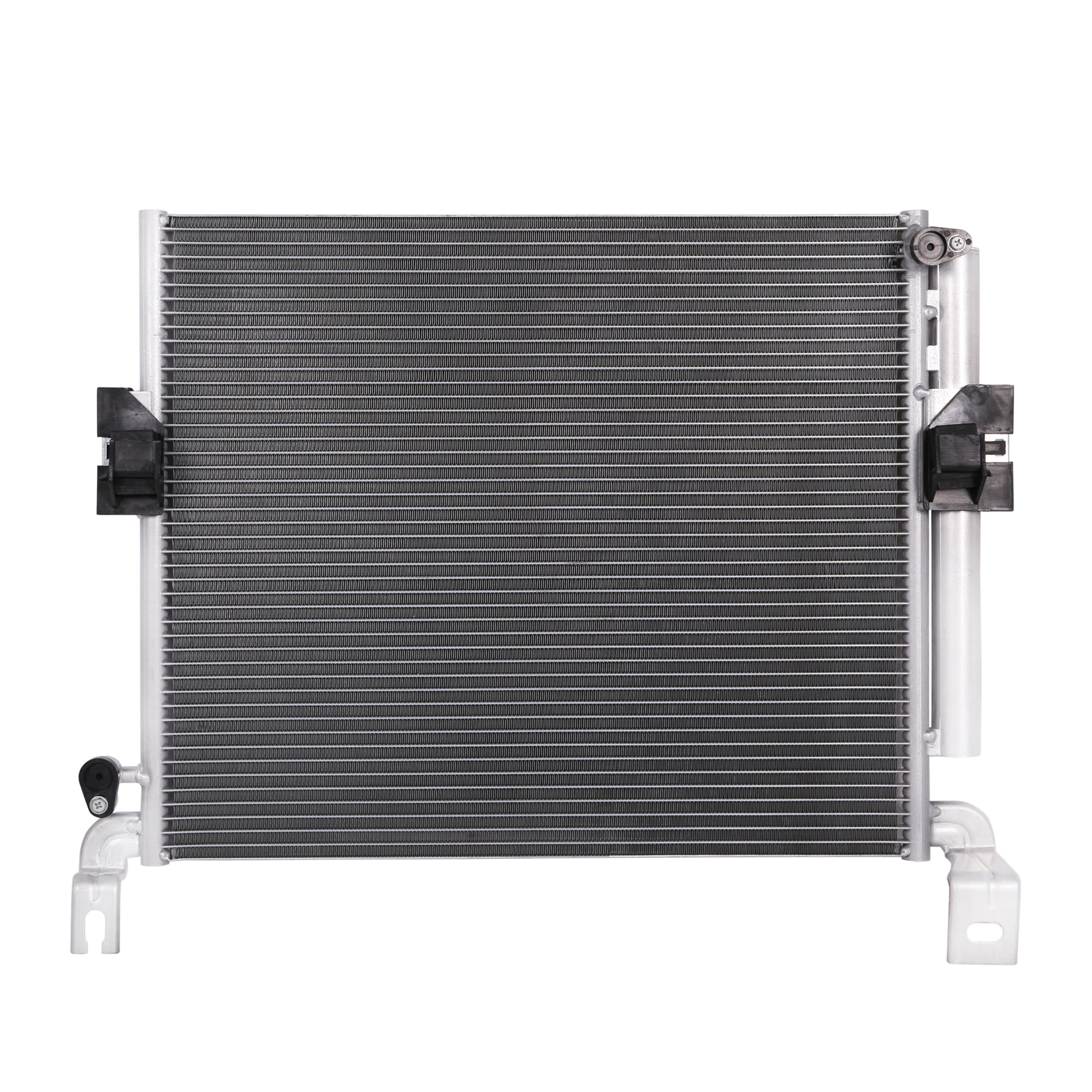 Condenser Aluminum Block Fitting Inlet Outlet Unpainted-A/C Condenser ...