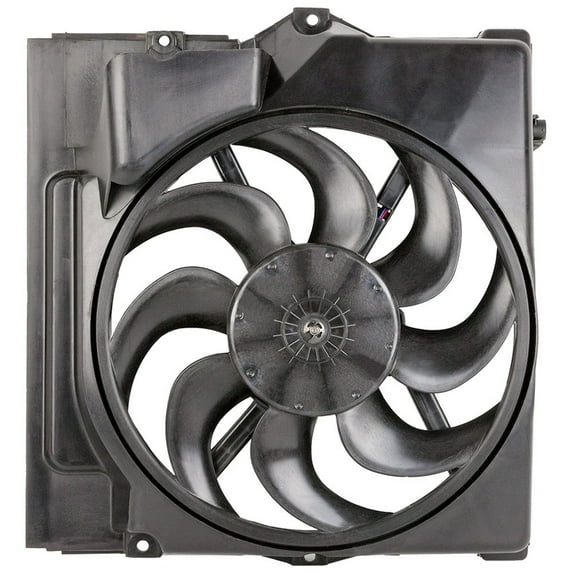 Condenser Cooling Fan Assembly For BMW 318i 318ti 323i 325i 328i is & M3 E36 - BuyAutoParts