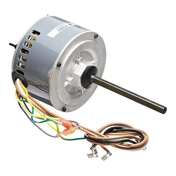 Condenser Fan Motor 1/4 HP 1075 RPM - 208-230V PSC Motor with Bearing, Reversible Rotation, Thermally Protected, UL/CSA Certified, 5.6" Frame