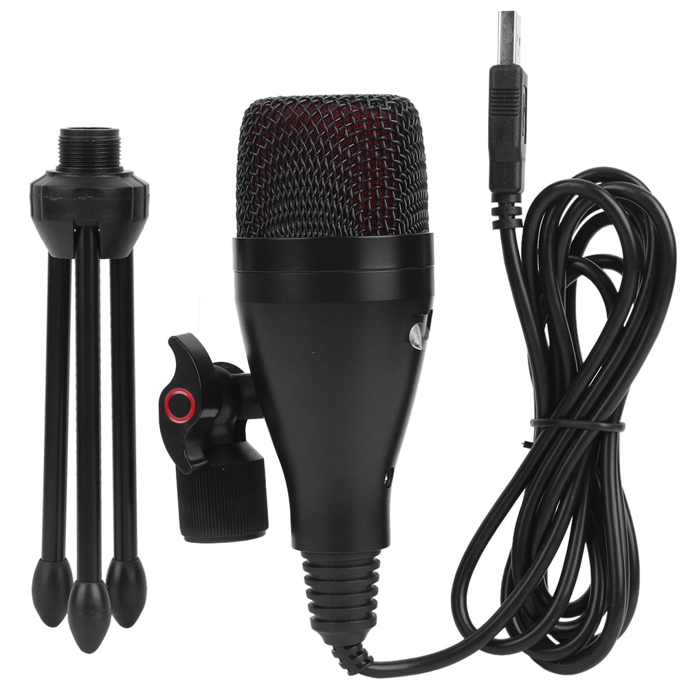 Condenser Microphone Built‑In Sound Card Anti‑Electromagnetic ...