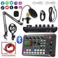 thumbnail image 1 of Condenser Microphone Bundle, Audio Mixer BM-800 Podcast Microphone with Voice Changer, Studio Equipment for Laptop Computer Vlog Living Broadcast Live Streaming YouTube TikTok, 1 of 16