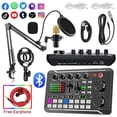 thumbnail image 1 of Condenser Microphone Bundle, Audio Mixer BM-800 Podcast Microphone with Voice Changer, Studio Equipment for Laptop Computer Vlog Living Broadcast Live Streaming YouTube TikTok, 1 of 10
