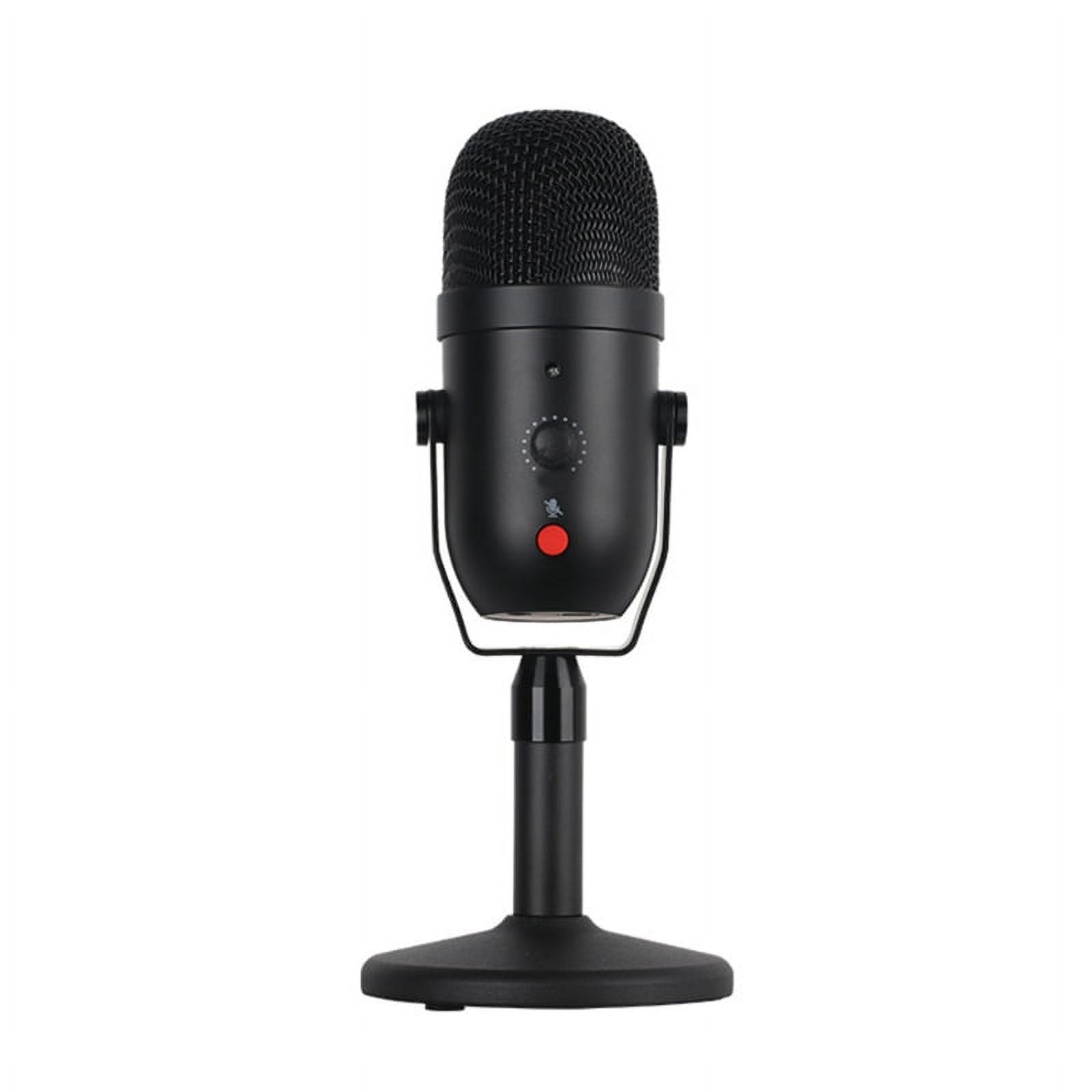 Condenser Microphone Plug and for Play USB Table Mic for Streaming