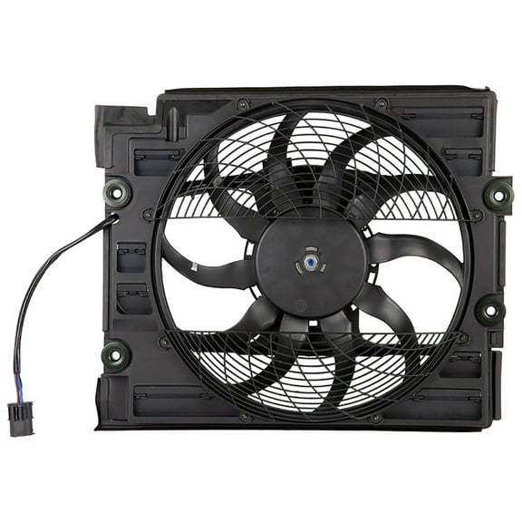 Condenser Or Radiator Cooling Fan Assembly For BMW 528i 540i M5 530i - BuyAutoParts