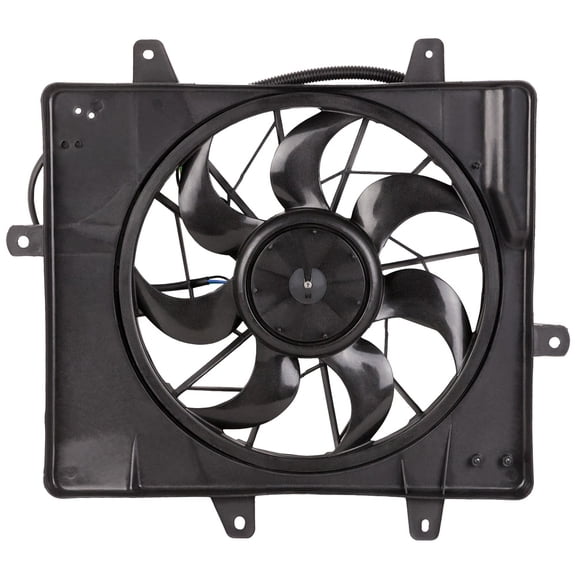 Condenser Or Radiator Cooling Fan Assembly For Chrysler PT Cruiser 2006 - 2010 - BuyAutoParts