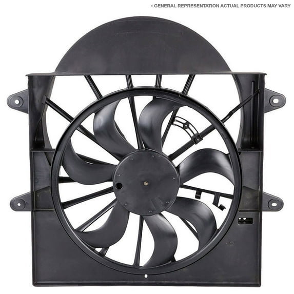 Condenser Or Radiator Cooling Fan Assembly For Honda Accord & Prelude - BuyAutoParts