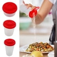 thumbnail image 1 of Condiment Bottles Moisture Proof,Salt And Pepper Shakers Clear Plastic BPA-free Containers, 1 of 10