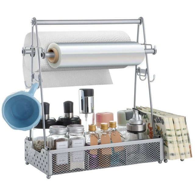 Condiment Caddy, Picnic Utensil Holder Caddy, Flatware Caddy with