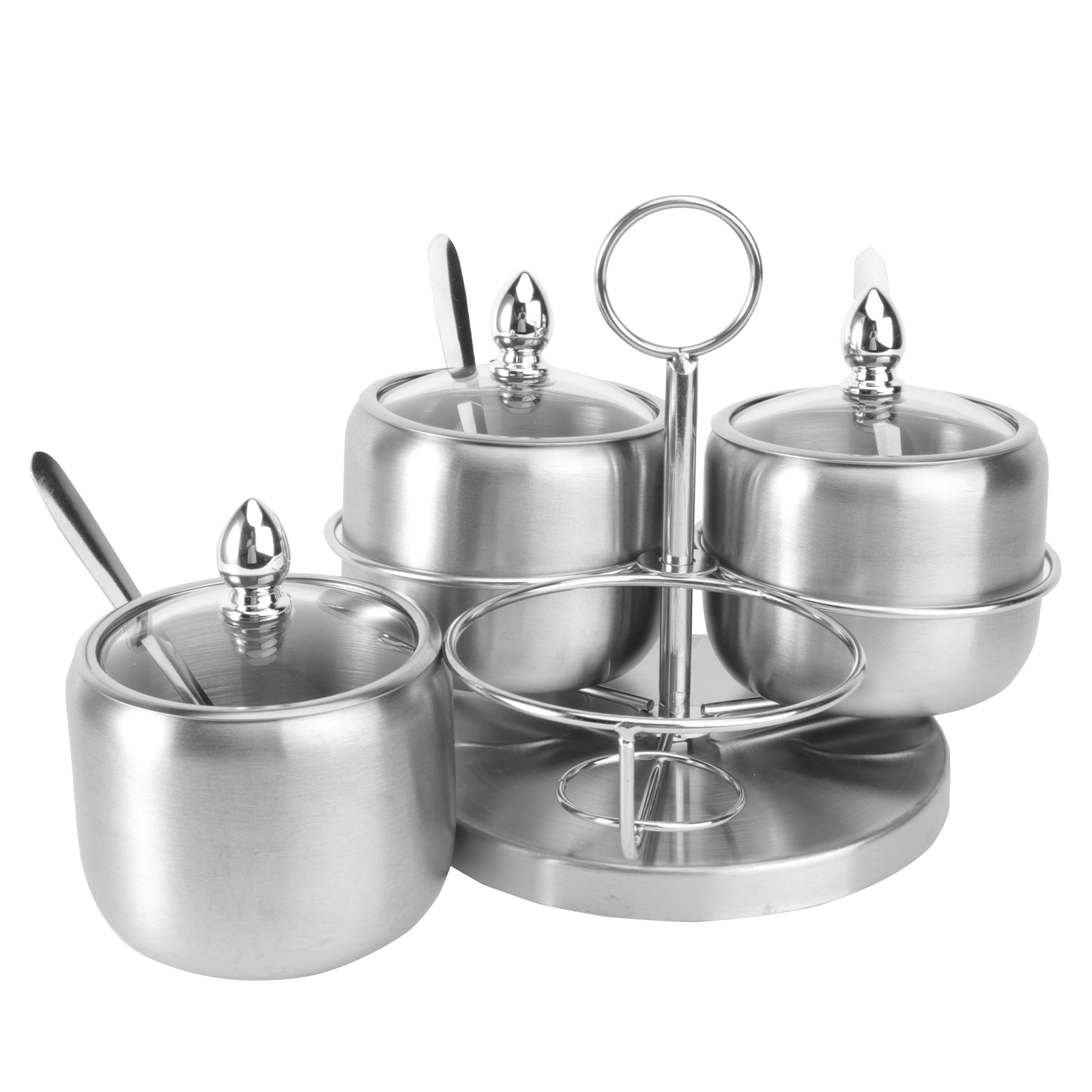 Condiment Cruet Bottle Salt and Container Spice Jar Storage Box