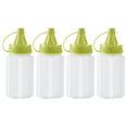 thumbnail image 1 of Condiment Dispenser, Sauce Squeeze Bottles, Kitchen Food Storage Containers, Dishwasher Safe PP Material, Set of 4, 1 of 1