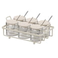 thumbnail image 1 of Condiment Jar Spice Container Seasoning Box With Lids Spoons For Kitchen Counter, 1 of 8