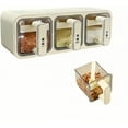 Condiment Jars with Label Spice Rack Spice Drawer Organizer Self