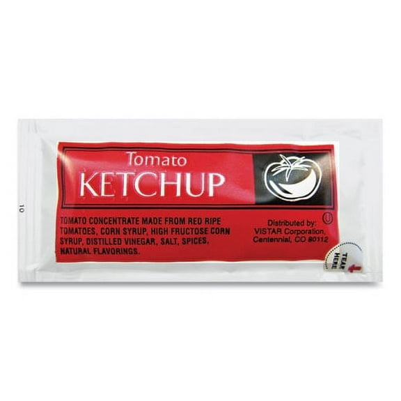Condiment Packets, Ketchup, 0.25 Oz Packet, 200/carton | Bundle of 2 Cartons