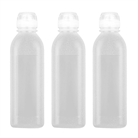 Condiment Squeeze Bottles, Bottles for Sauces, Olive Oil Dispenser, Ketchup 3-Pack 17 Oz (500ML)
