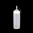 thumbnail image 1 of Condiment Squeeze Bottles,Leak Proof Plastic Squeeze Squirt Bottles,Refillable Condiment Containers,Sauce Bottles for Ketchup,Oil,Honey,Dressing WHITE 300ML SINGLE HOLE, 1 of 8
