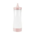 thumbnail image 1 of Condiments Squeeze Bottles Clear for Ketchup,Leak-Proof Empty Squirt Bottle,Squirt Bottle for Ketchup, Mustard, Mayo, Dressing, Oil,Syrup, Vinegar, Sauces, Honey, Craft, Squirt Dispenser (Pink,7.67"), 1 of 8