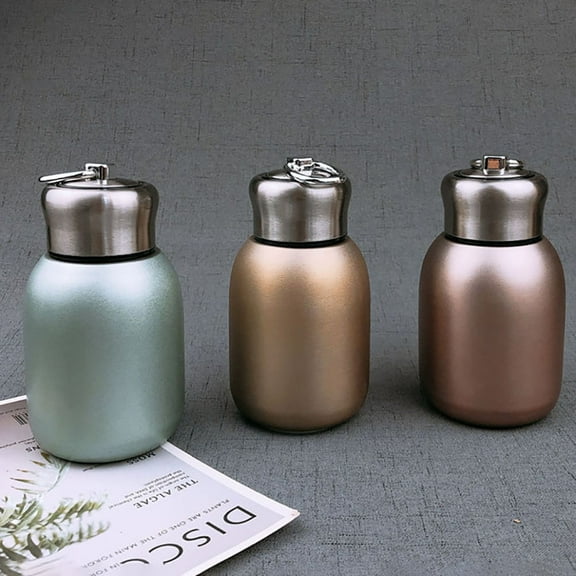 Conditiclusy 300ml Travel Stainless Steel Mini Coffee Wine Vacuum Flask Drink Water Bottle