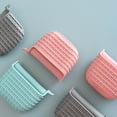 thumbnail image 1 of Conditiclusy BBQ Tray Aqua Non-slip Silicone Oven Mitts, 1 of 2