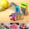 thumbnail image 1 of Conditiclusy Box Grater Multi-function Vertical Stainless Steel Non-Slip Safe Vegetables Grater for Kitchen, 1 of 7