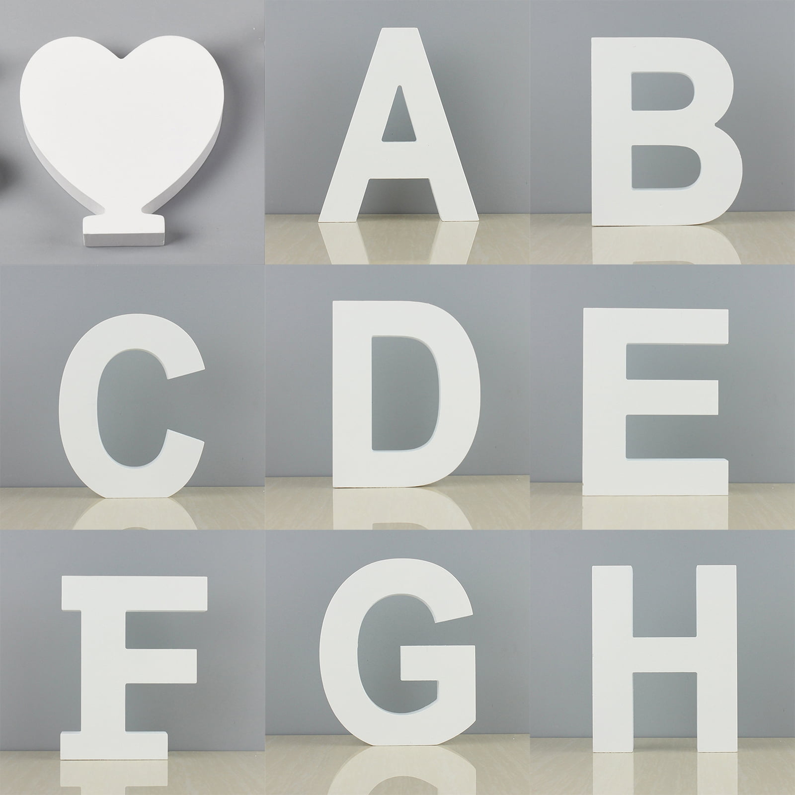 Conditiclusy DIY Fadeless Wooden Letters Crafts Shockproof Anti-deform ...