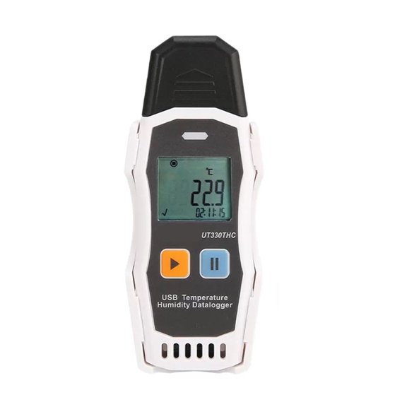 Condition Data Logger with Direct USB Computer Connection, and On-Device Keys Digital Thermometers Hygrometer USB Recorder