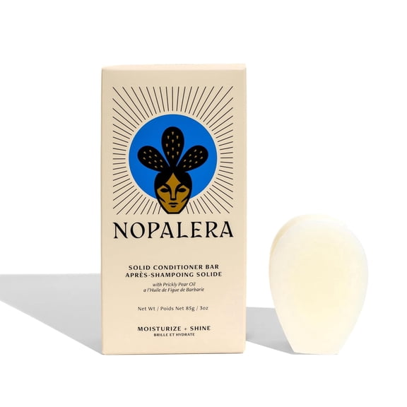 Nopalera Moisturize + Shine Conditioner Bar, Hydrating & Smoothing Care for Dry or Textured Hair, 2.3 oz