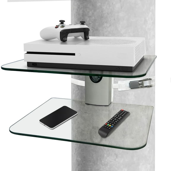 CondoMounts Floating Shelves Fits Holds 40lbs White