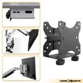 thumbnail image 1 of CondoMounts Wall Mount for Console, TV, Cable Box, Router | Adjustable 0.7"-2.8", 11lbs, Black, 1 of 9