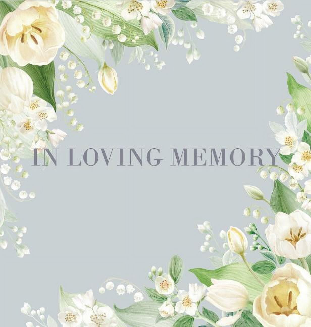 LULU AND BELL Condolence book for funeral (Hardcover): Memory book, comments book, condolence book for funeral, remembrance, celebration of life, in loving memory funeral guest book, memorial guest book, memorial s
