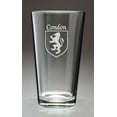 thumbnail image 1 of Condon Irish Coat of Arms Pint Glasses - Set of 4 (Sand Etched), 1 of 2