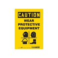 thumbnail image 1 of Safety Sign, 10 in Height, 7 in Width, Vinyl, Horizontal Rectangle, English, 466P90 466P90, 1 of 1