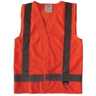 Condor 491R82 Safety Vest,Orange/Red,X-S,Hook-And-Loop