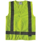 Condor 491R89 Safety Vest,Yellow/Green,Hook-And-Loop