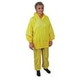 thumbnail image 1 of Condor 4PCG2 2XL Yellow PVC 2-Piece Rainsuit with Hood, 1 of 1