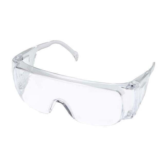 Condor 4VCL9 Uncoated Frameless Unisex Safety Glasses, Clear