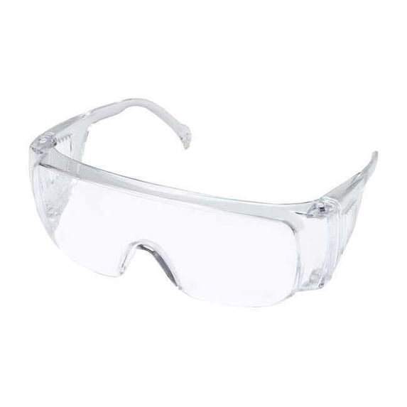Condor 4VCL9 Uncoated Frameless Unisex Safety Glasses, Clear