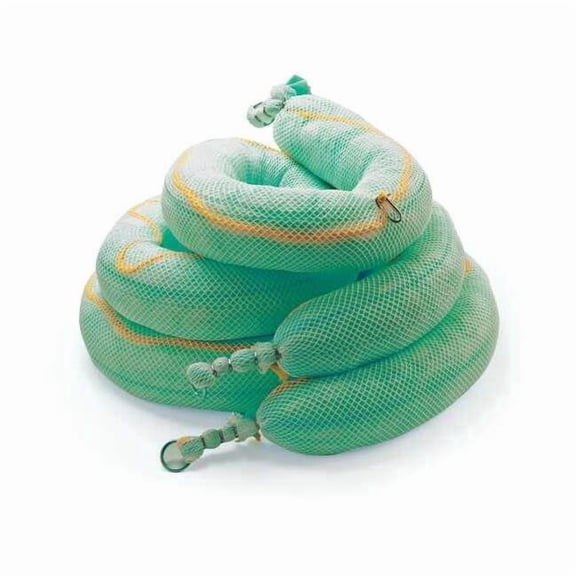 Condor Absorbent Boom,Gray,32 gal.,PK4 35ZR58