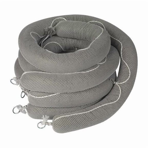 Condor Absorbent Boom,Gray,32 gal.,PK4 35ZR51
