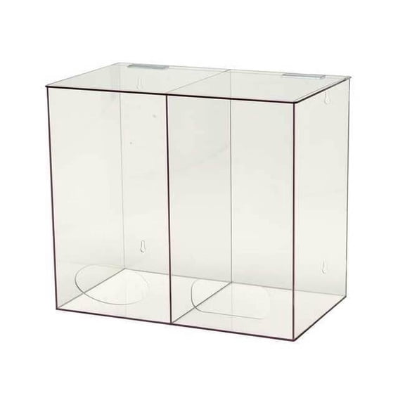 Condor All Purpose Dispenser, PETG, clear, 20 x 18 x 12" 3UZG5